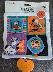 Peanuts Halloween Deluxe Crinkle Square with Teether Stroller Toy