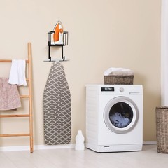 ORLESS Over The Door/Wall Mount Ironing Board Hanger, Laundry Room … Fast Ship