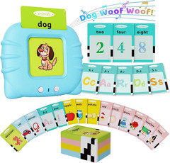 Toddler Toys Talking Flash Cards for 1 2 3 4 5 6 Year Old Boys and Girls, Autism