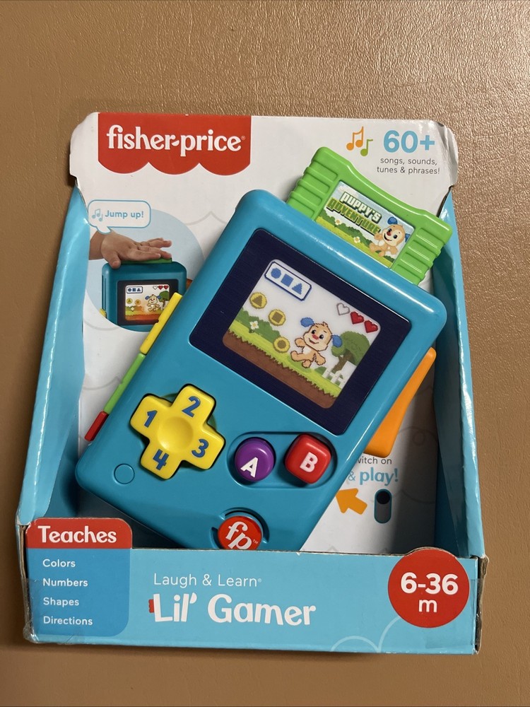 NEW Fisher-Price Laugh & Learn Lil’ Gamer Activity Toy Songs Sounds Tunes 6-36 m