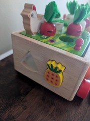 Montessori Toy Lot-Tissue Box/Stacking Blocks/Nesting Eggs/Wooden Shape Sorter