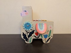 Manhattan Toy Musical Llama Wooden Instrument Activity Toddler Toy