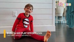 Light-Up Transparent Car Toy for Kids 3-5 | Sensory Toy for Autism | Bump & Go,