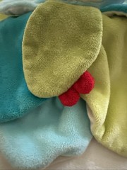 Babysun Bear Teether Lovey Ladybug Coccinelle Blue Green Bug France Htf