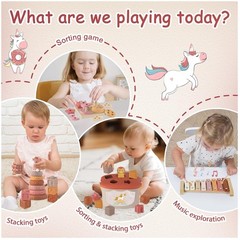 Montessori Baby Toys Set: Sensory Learning for 6-12