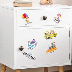 Reusable Sticker Book for Kids, Vehicles Truck Stickers Educational Learning Toy
