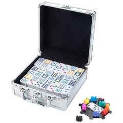 Unbreakable Dominoes Block Compacts Storage Case Educational Toddler Activity