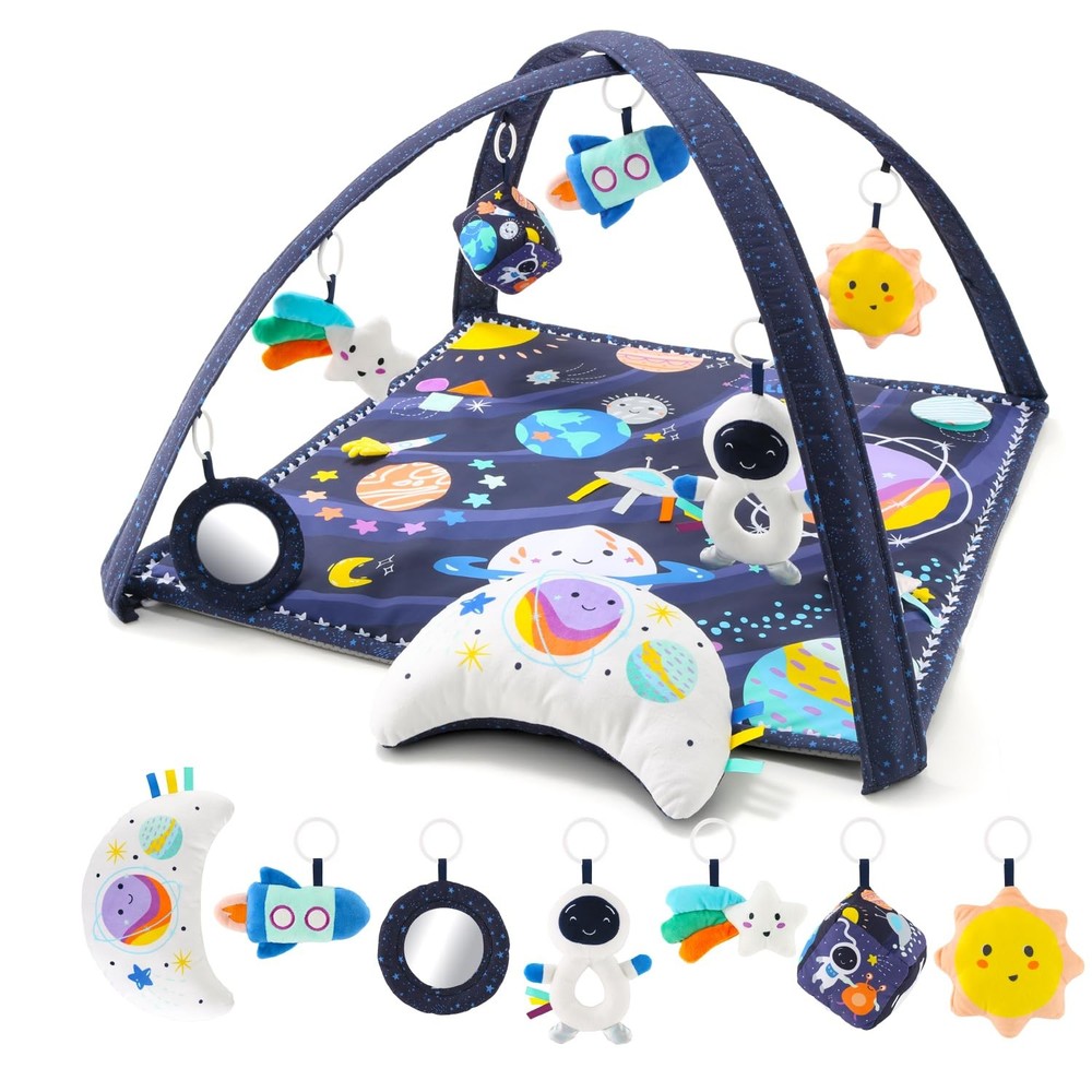The Peanutshell Unisex Baby Play Gym Small, Multicolor