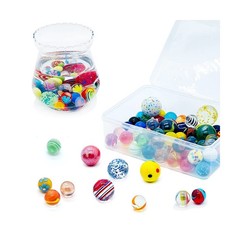 Miutrue 100 Assorted Marbles Bulk Cheap for Kids Ages 4-8-12 Pl… Fast USA SHIP