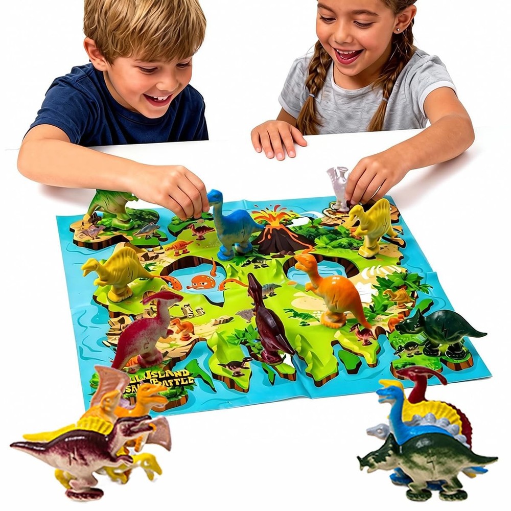 Magnetic Chess Game for Kids Ages 3-8, Silicone Dinosaur Sensory Magnet Games…