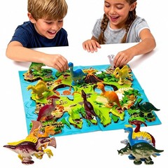 Magnetic Chess Game for Kids Ages 3-8, Silicone Dinosaur Sensory Magnet Games…