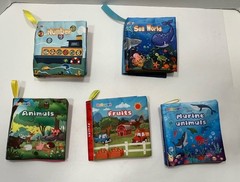 Dr. Rapeti And Teytoy Soft Baby Book Bundle Numbers, Sea World, Animals, Fruits