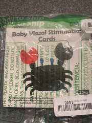 Baby Visual Stimulation Cards by hahaland 20 Pieces 0M+
