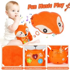 Musical Baby Toys, Cute Fox Newborn Toys for Toddlers Babies 0 3 6 9 12 Month…