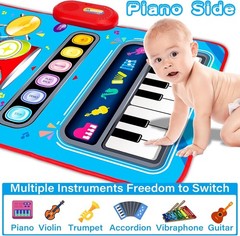 Baby Toys for 1 Year Old: Baby Musical Mat Toddler Toys Age 1-2 – 2 in 1 Pia Dru