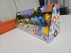 FAO Schwarz Nature Numbers Counting Puzzle Toy Stack & Count 76 Pieces