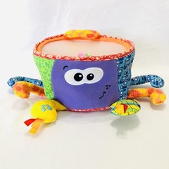 Infantino Sea Life Octopus Drum Plush Musical Instruments Baby Toy Rattle Y2K