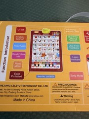 Bilingual Talking Poster ABC 123 Music Ineractive Toy Kids 3+ Spanish English