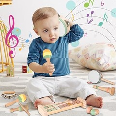 Baby Musical Instruments-Toddler Montessori 13 – Piece Neutral Color Toys