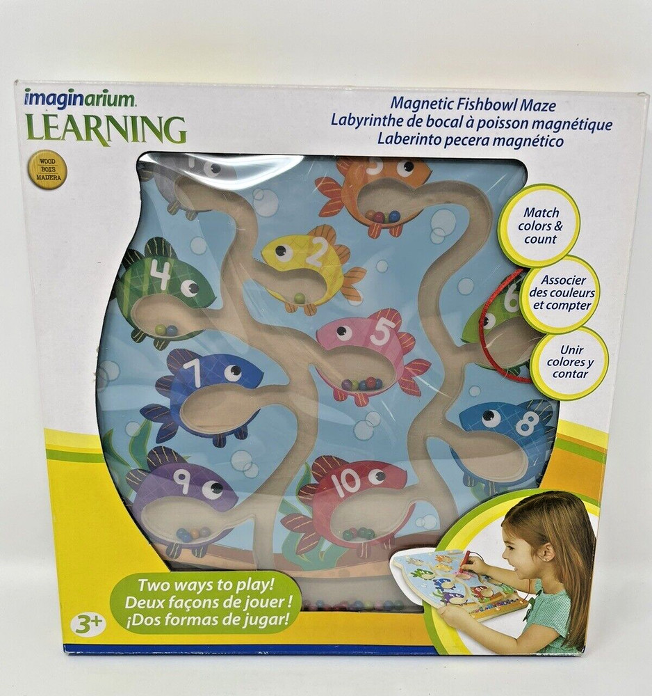 Imaginarium Learning Magnetic Fishbowl Maze-2 Ways to Play