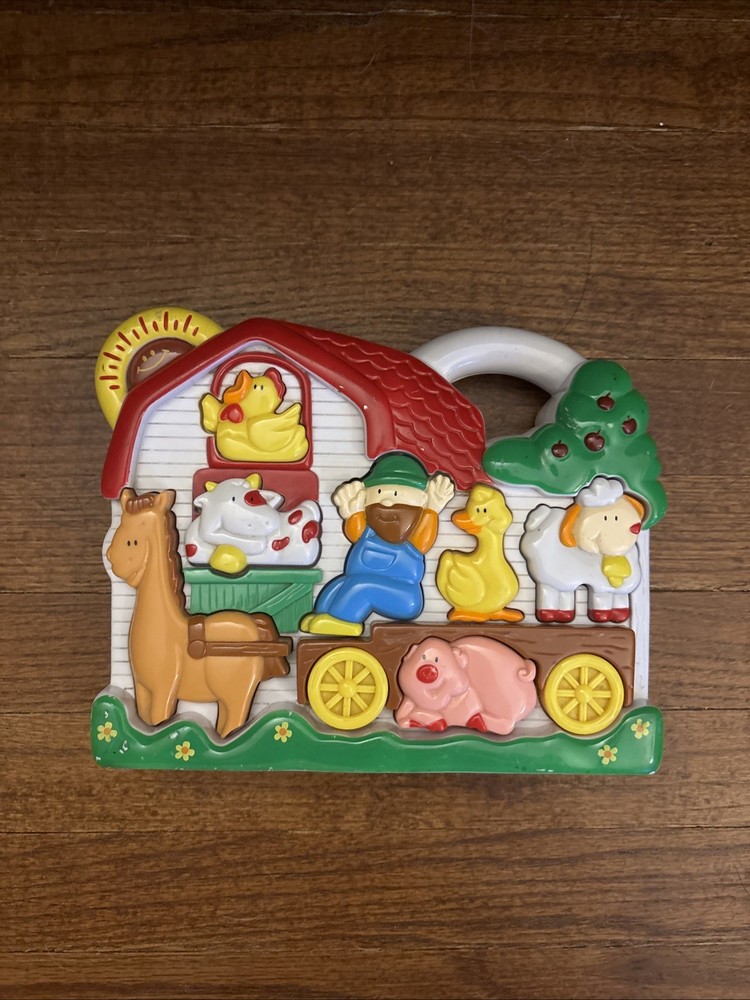 Navy Star Musical Talking Learning Farm Animal Sounds English Red Barn