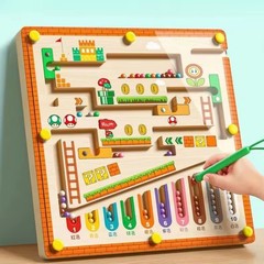Children’s Magnetic Maze Walking Ball Concentration Training Logic Educational