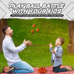 Arrowbash 12 Pcs Mini Face Stress Balls Sport Squeeze Relief Foam Balls for S…
