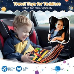 Montessori Busy Board for Toddlers 1-4 | Sensory Learning Toy Gift