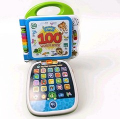 LeapFrog My First Learning Tablet AND 100 Words Book Interactive Educational Toy