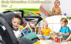 7-in-1 Montessori Activity Cube Sensory Toy for Toddlers Early Learning Gift