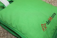 My Quiet Book Plush Infant Learning Activity Toy Skills Zip Toddler Green deMoca