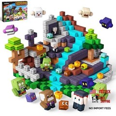 108PCS Magnetic Blocks & Figures Crew Playset – Build Weird Monster Treehouse