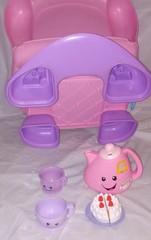 New Fisher-Price Laugh and Learn Smart Stages Chair Pink Interactive & Teapot