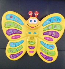 Preschool ABC Learning Toy, Interactive Educational Butterfly Toy for Toddler