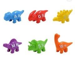 26PCS Dinosaur Alphabet Learning Toys -Uppercase & Lowercase, Preschool Activity