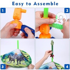 Gizzjoy Dinosaur Toy Rocket Launcher for Kids – Launch Dinosaur Rocket Launcher