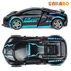 Transformable Robot Sports Car Toys Educational Kids Colorful Model Vehicle