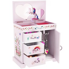 Pretty Me Unicorn Musical Jewelry Box for Kids – 20.6 inches, Multi Colored