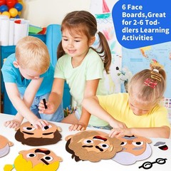 116-Pc Emotions Busy Board Set – Build Emotional Intelligence for Toddlers