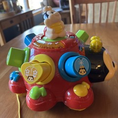 Vtech Crazy Legs Learning Bugs Ladybug Interactive Pull Toy Music Lights Up