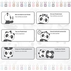 Interactive Happy Finger Baby Panda Smart Electronic Motion Kids Toys – Beige
