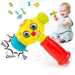 Toys for 1 Year Old Boy Birthday Gift – Hammer Baby Toy 12-18 Months, Musical
