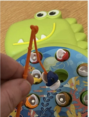 Dinosaur Fishing Learning Toy Interactive Activity Kids Hand-Eye Coordination