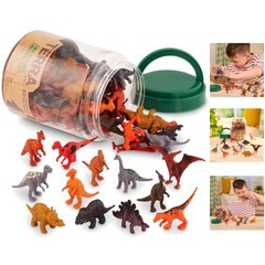 Mini Dinosaur Toys Collection: 60 Assorted Figures for Creative Play Adventures