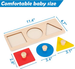 Colorful Multiple Shape Puzzles Toys for 6-12 Months 1 Year Old Toddler Babies F
