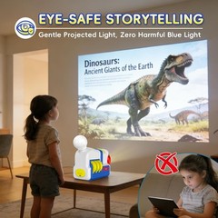 Story Projector for Kids, Educational Story Dream Machine with 32 Stories & 4…