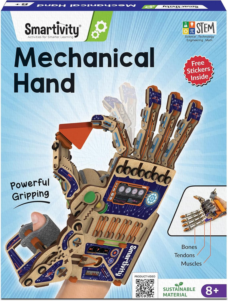 DIY Robotic Mechanical Hand STEM Toy for Kids 8-14 Years Old | Parents Choice Aw