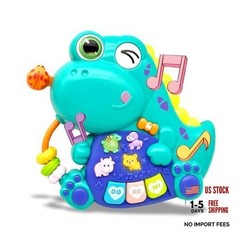 Baby Musical Toys for 1 Year Old Boys and Girls – Piano Keyboard Light Dinosaur