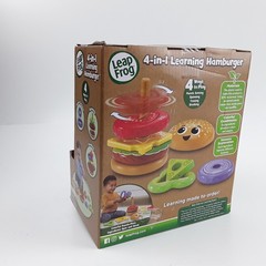 LeapFrog 4-in-1 Learning Hamburger Plastic Fabric Baby & Toddler Toys 12 Months+