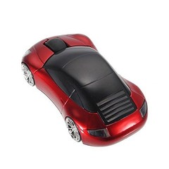 Sport Car Shape 2.4GHz Wireless Mouse Optical Cordless Mice with USB Receiver…